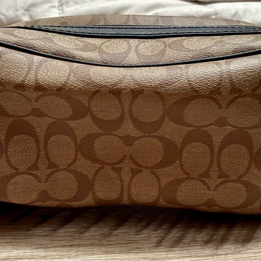 Coach Brown Toiletries Bag
